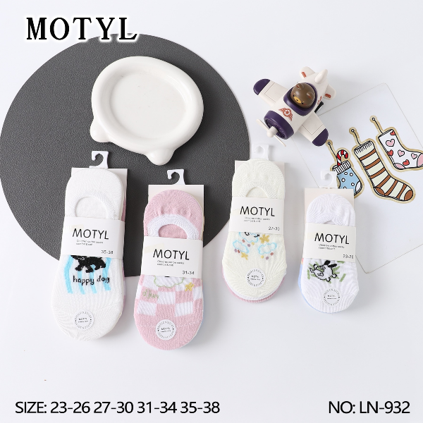 Stopki damskie Roz 23-38, Mix kolor Paczka 40 szt